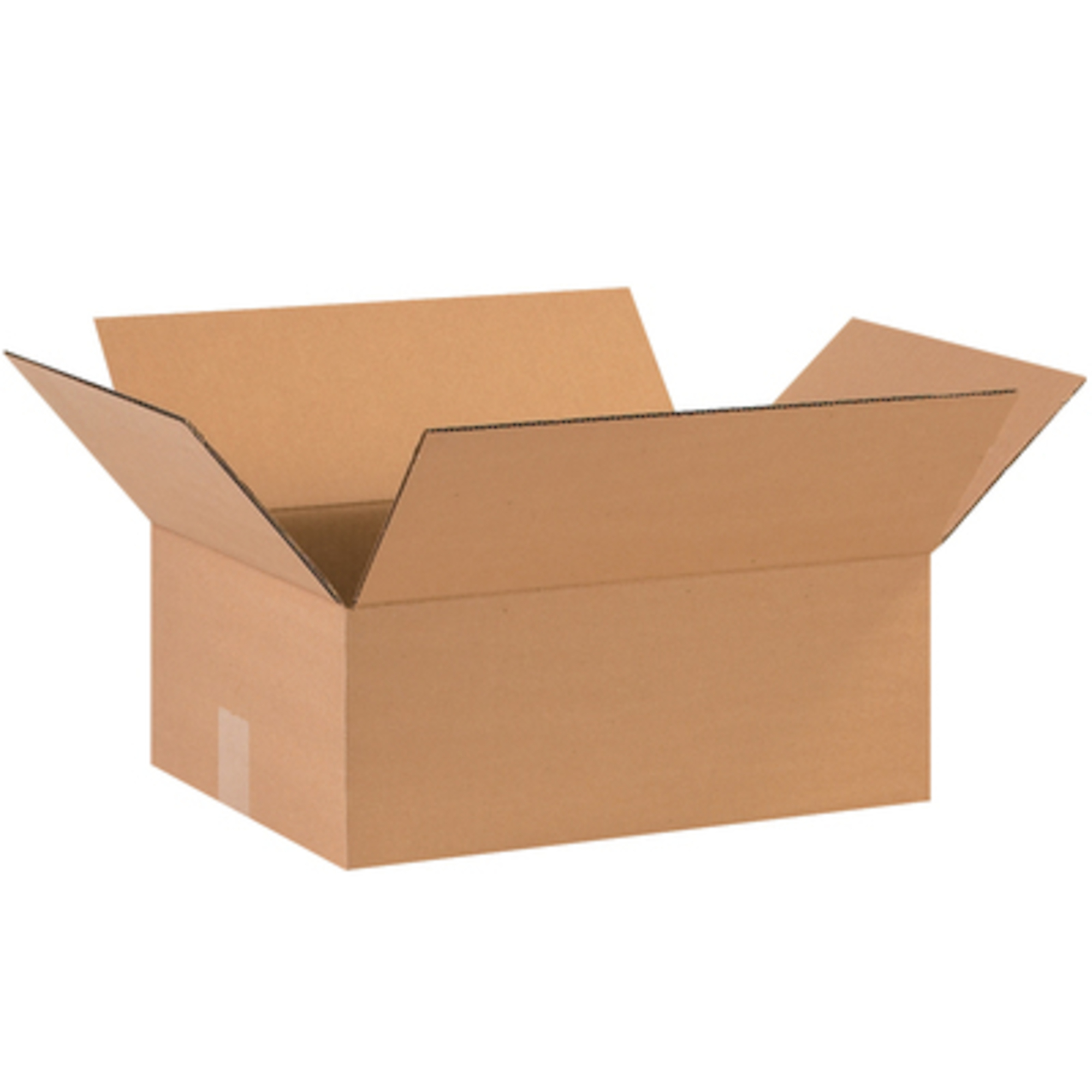 15 x 12 x 5in. Flat Corrugated Boxes 25/CS, Model# 15125